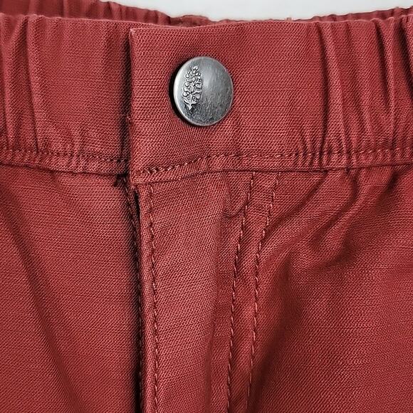 Free People Movement High Waist Cargo Garnet Red Voyage Utility Pants Size Small - Picture 6 of 16